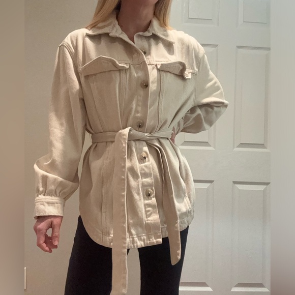 Zara belted shacket - Picture 1 of 3